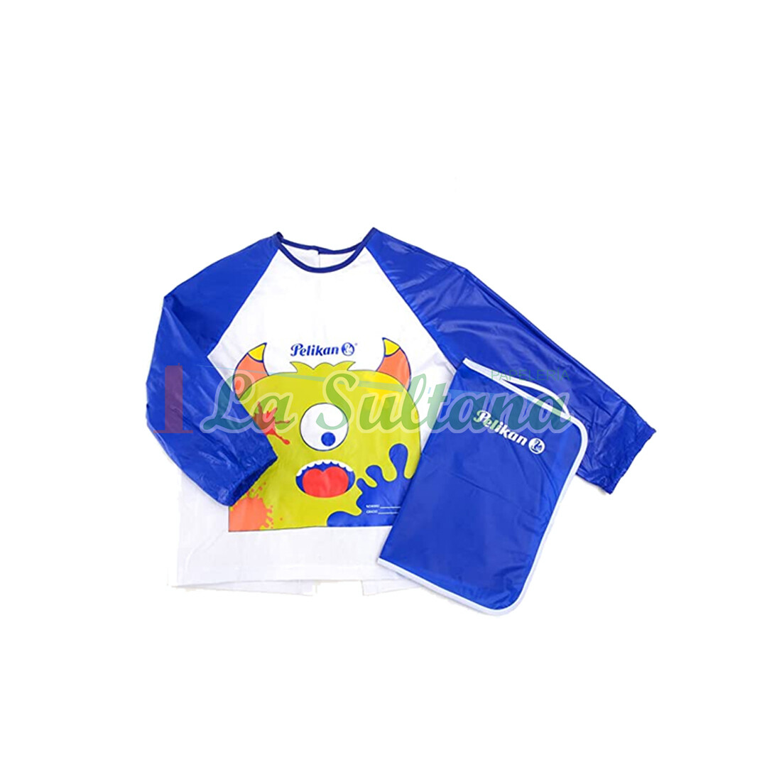 BATA DE ARTE PELIKAN MANGA LARGA Y MANTEL PZ BATA DE ARTE PELIKAN MANGA LARGA Y MANTEL PZ