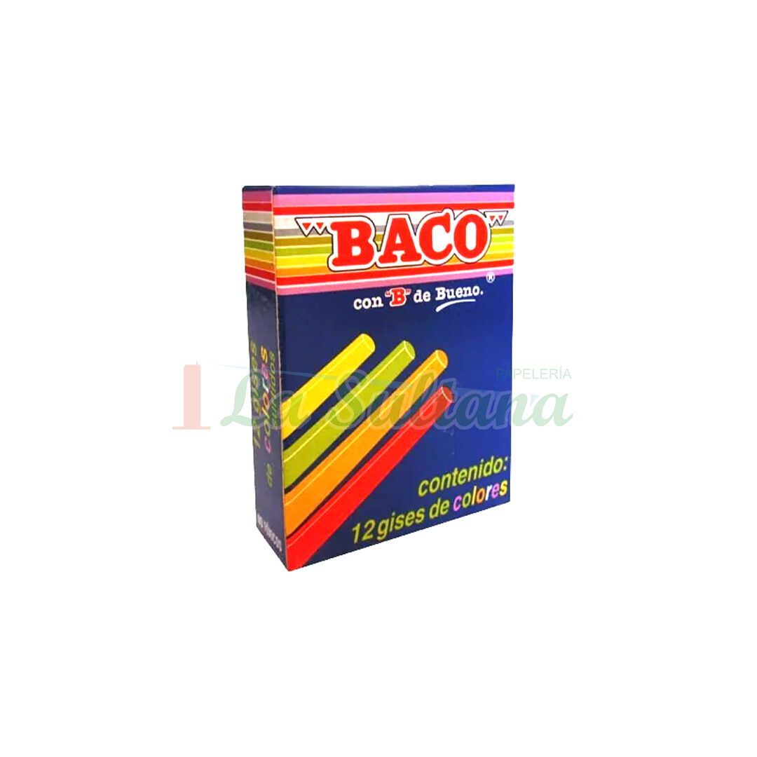 GIS COLORES BACO C/12 PZ GIS COLORES BACO C/12 PZ
