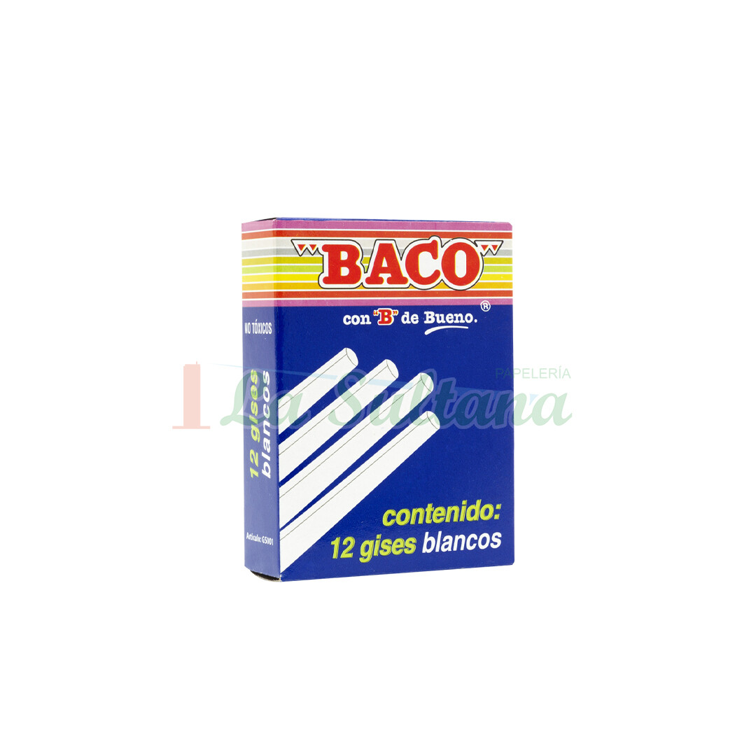 GIS BLANCO BACO C/12 PZ GIS BLANCO BACO C/12 PZ