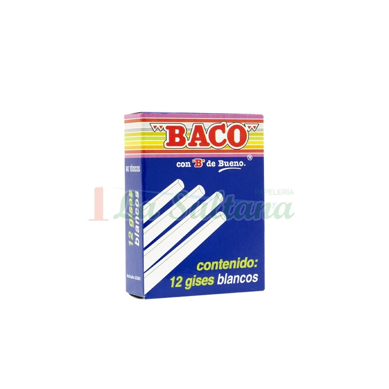 GIS BLANCO BACO C/12 PZ GIS BLANCO BACO C/12 PZ