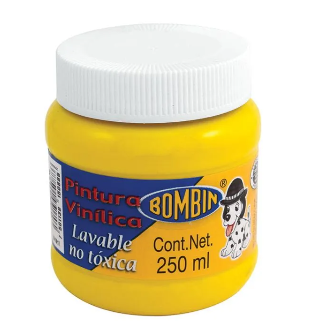 PINTURA VINILICA BOMBIN 250ML PZ