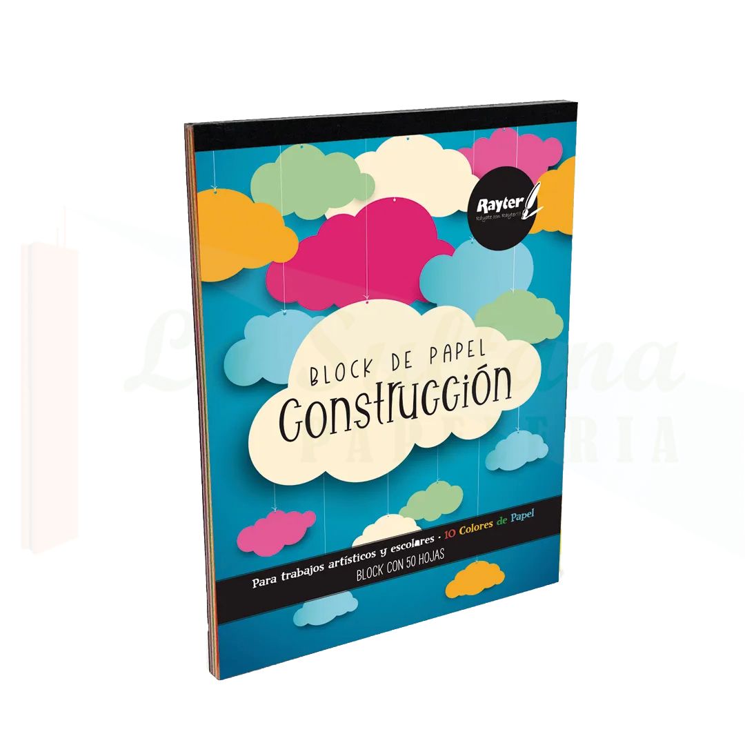 BLOCK PAPEL CONSTRUCCION CHICO RAYTER C/50H BLOCK PAPEL CONSTRUCCION CHICO RAYTER C/50H