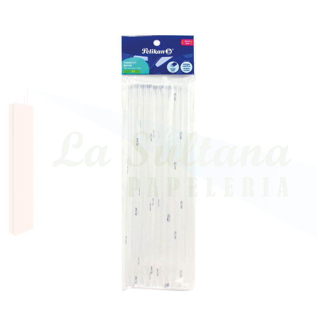 SILICON BARRAS PELIKAN DELGADO C/10 PZ
