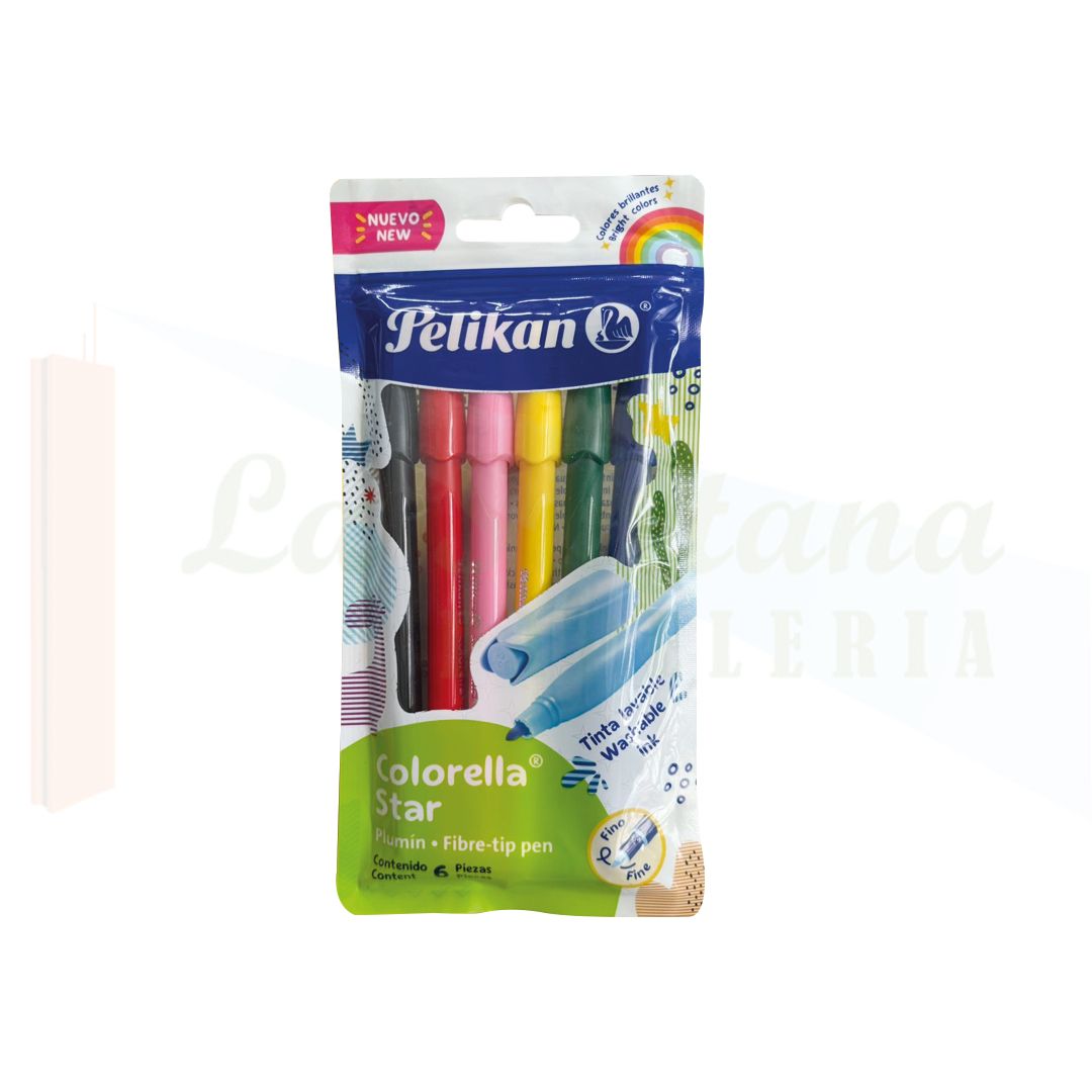 PINCELIN PELIKAN COLORELLA STAR C/6