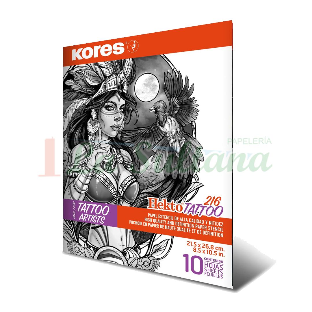 PAPEL HEKTO TATTO 21.5X26.8CM C/10 PAPEL HEKTO TATTO 21.5X26.8CM C/10