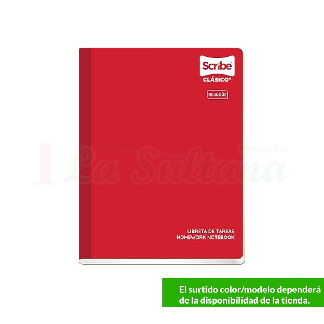 LIBRETA SCRIBE COLLAGE COSIDA CLASICO TAREAS C/50H PZ LIBRETA SCRIBE COLLAGE COSIDA CLASICO TAREAS C/50H PZ
