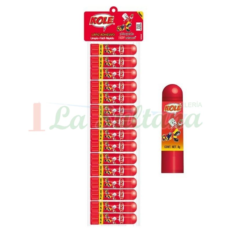 LAPIZ ADH KOLE 8GR C/15 PZ