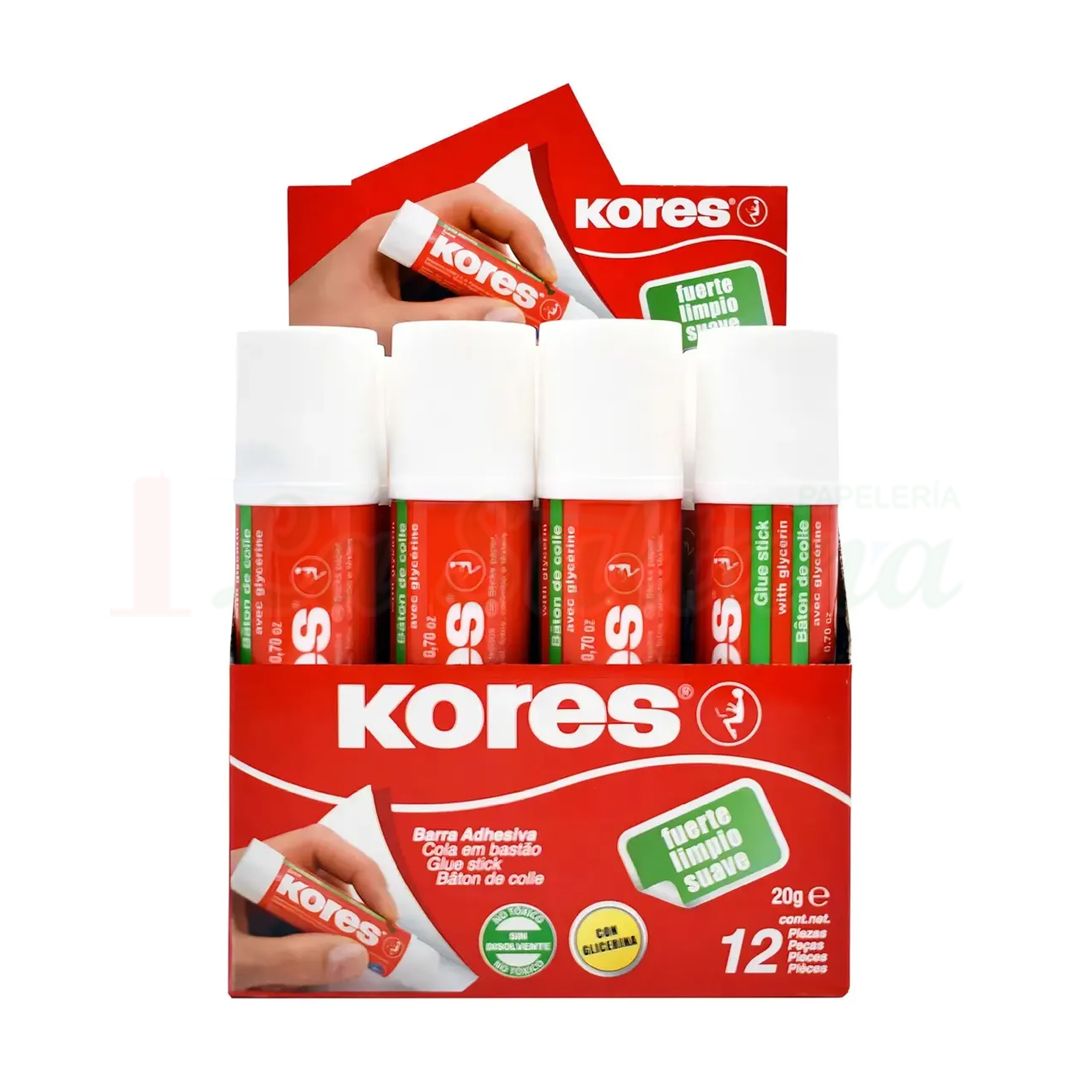 LAPIZ ADH KORES 20GR C/12 PZ LAPIZ ADH KORES 20GR C/12 PZ