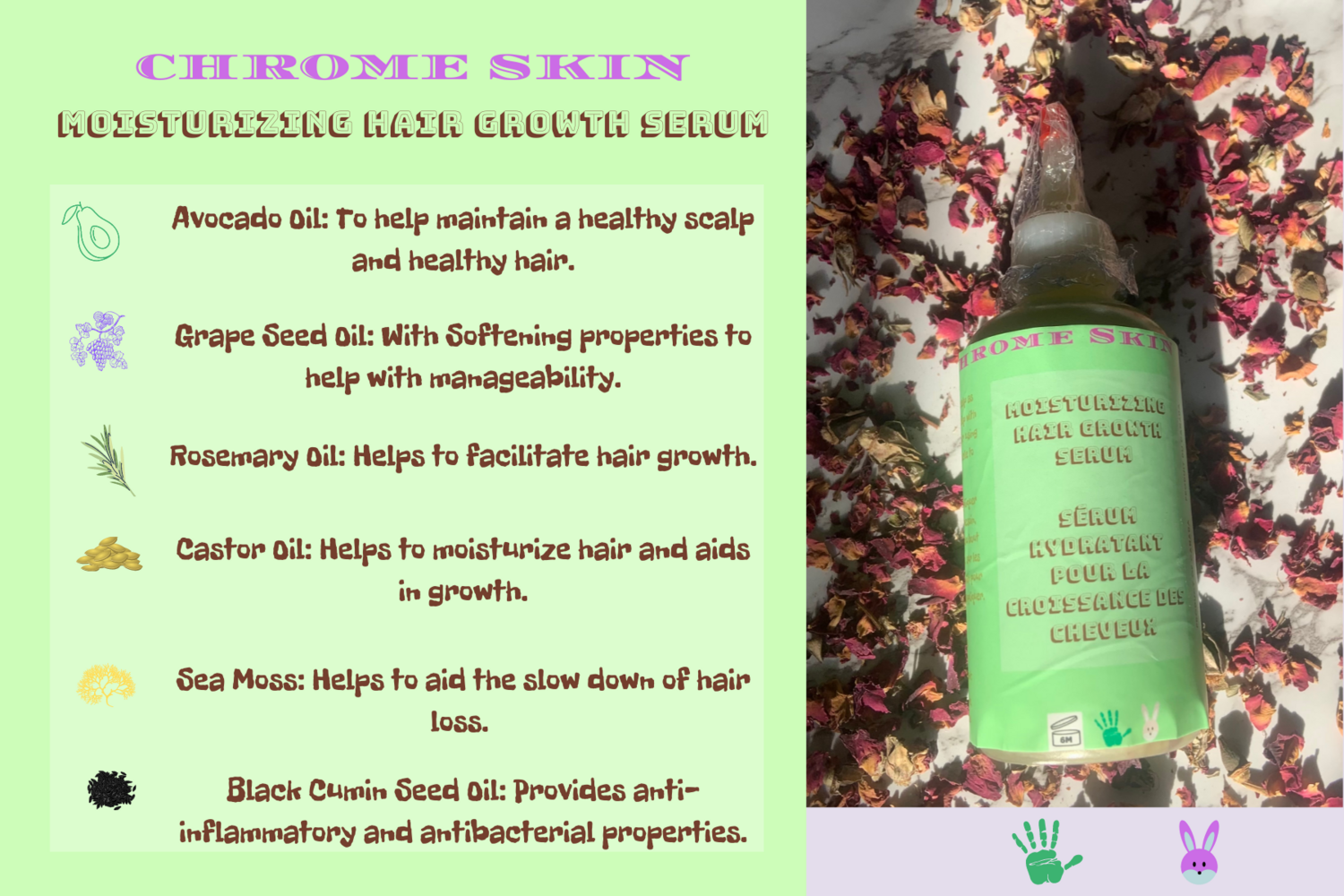 Moisturizing Hair Growth Serum