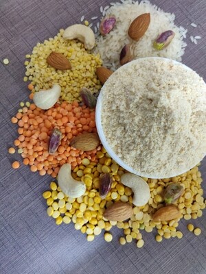 Rice and Dal Porridge mix with Nuts