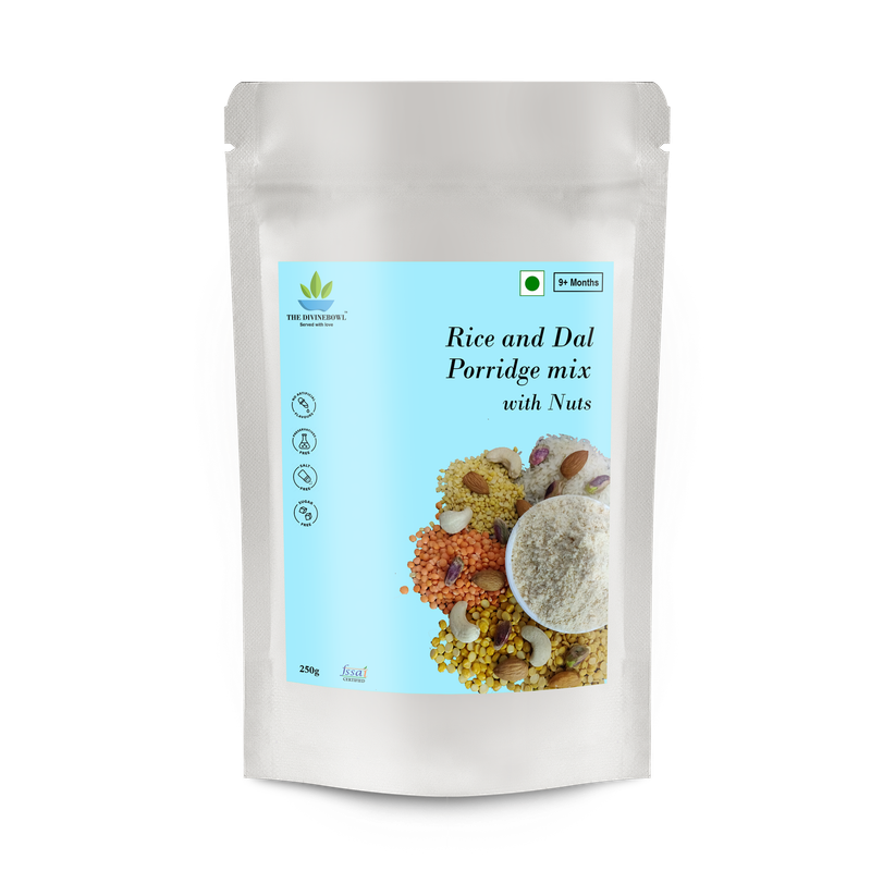 Rice and Dal Porridge mix with Nuts