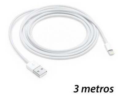 Cable iPhone 3 Metros Cargador / Datos 