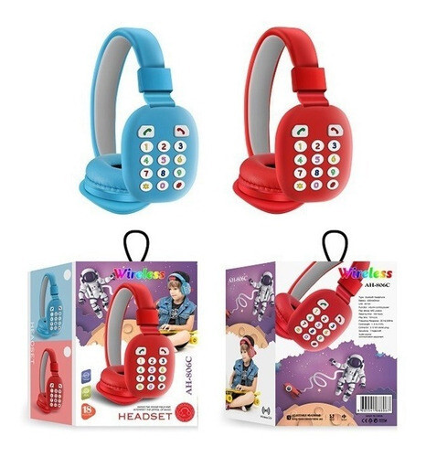 Auricular Bluetooth Forma Teléfono Ah-806c, Color: varios