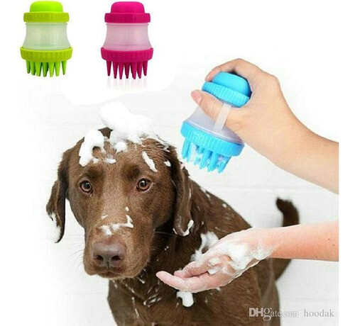 Cepillo De Baño Para Perros /gatos Dispensador, Color: varios