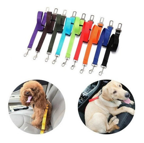 Cinturón De Seguridad Para Auto Para Perros Todas Las Razas, Color: varios