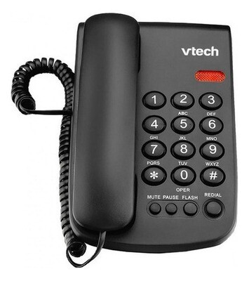 Telefono Fijo Vtech Vtc100 De Mesa O Pared Sin Electricidad