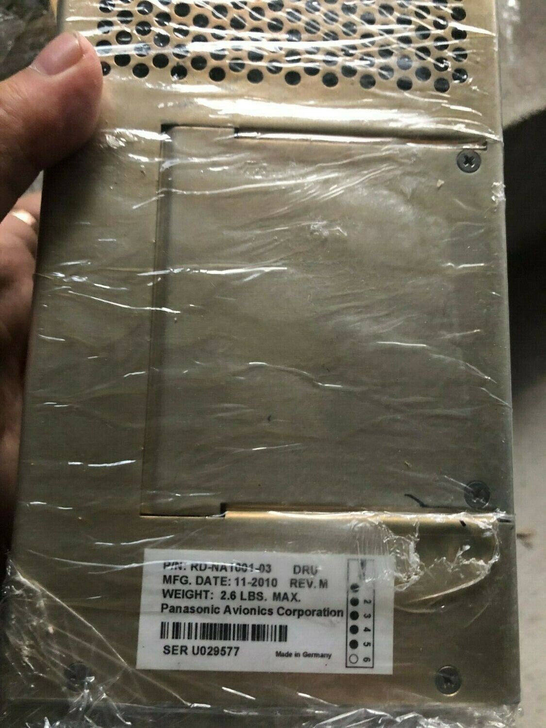 Panasonic Avionics RD-NA1001-03 rev M RD NA 1001 03
