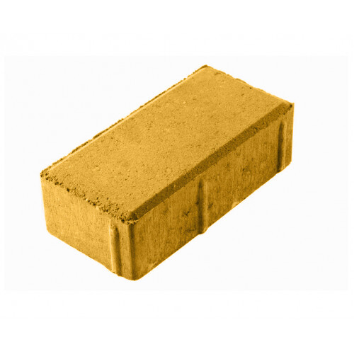 Тротуарная плитка Кирпич 200*100*30 мм (желтый)