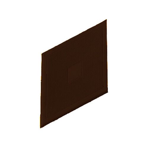 Тротуарная плитка Ромб 330*190*45 мм (коричневый)