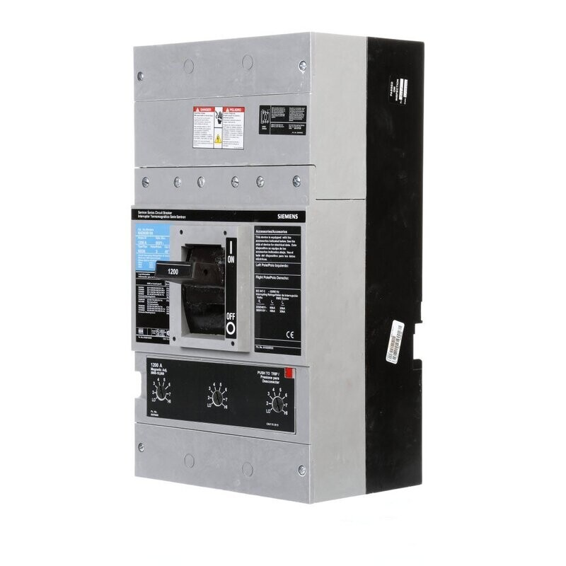 SIEMENS 1200A 600V 3 POLE SENTRON SERIES CIRCUIT BREAKER