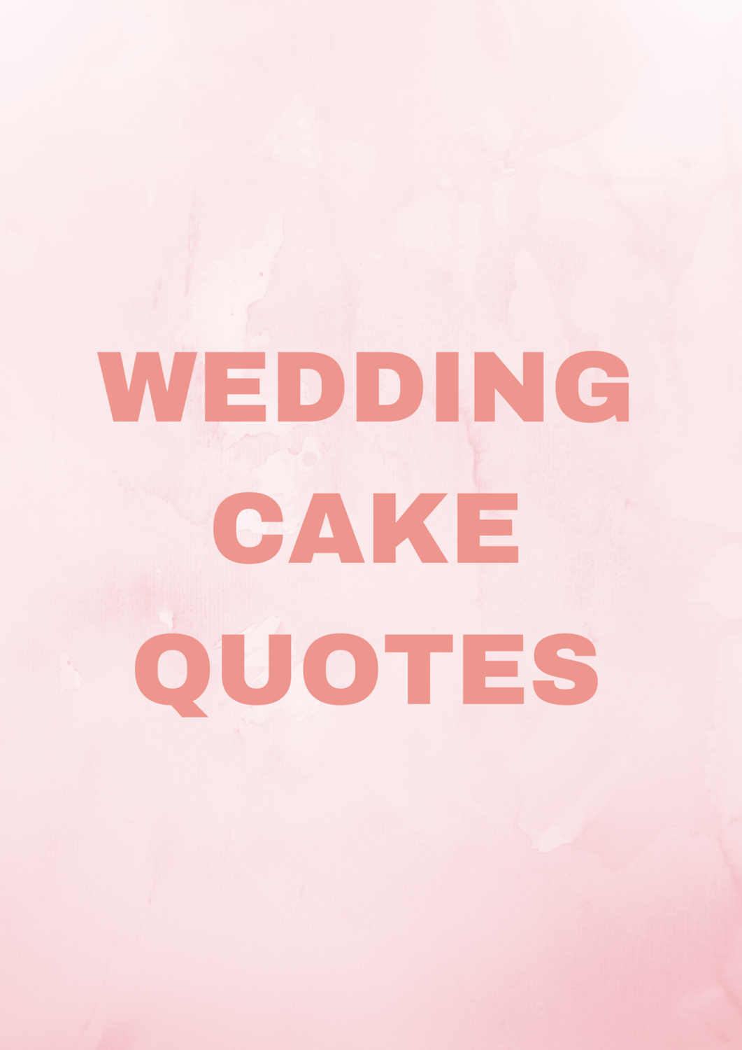 Request a Wedding Cake quote