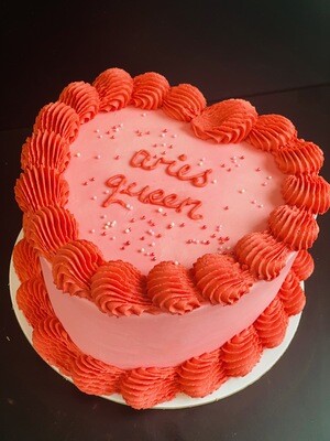 Retro Heart Cake