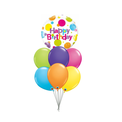 Happy Birthday balloon bouquet - choose your design