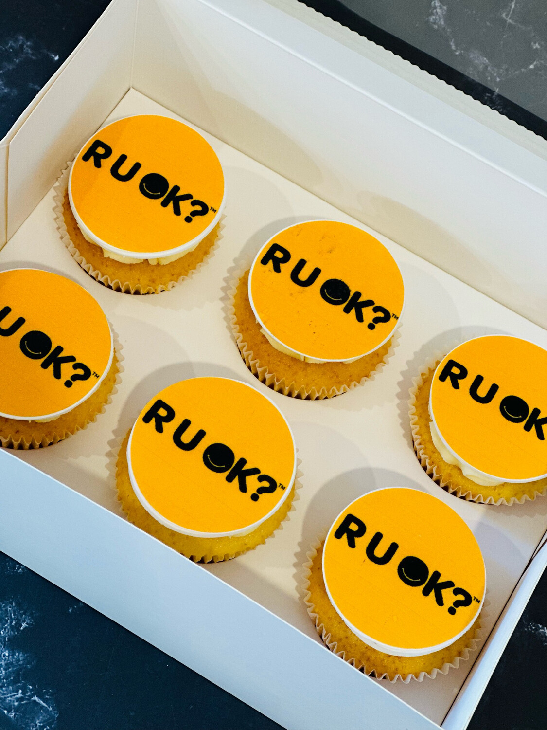 RU OK Day Cupcakes