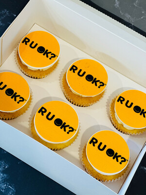 RU OK Day Cupcakes