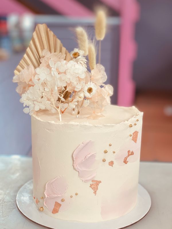 Textured Palette Knife Cake