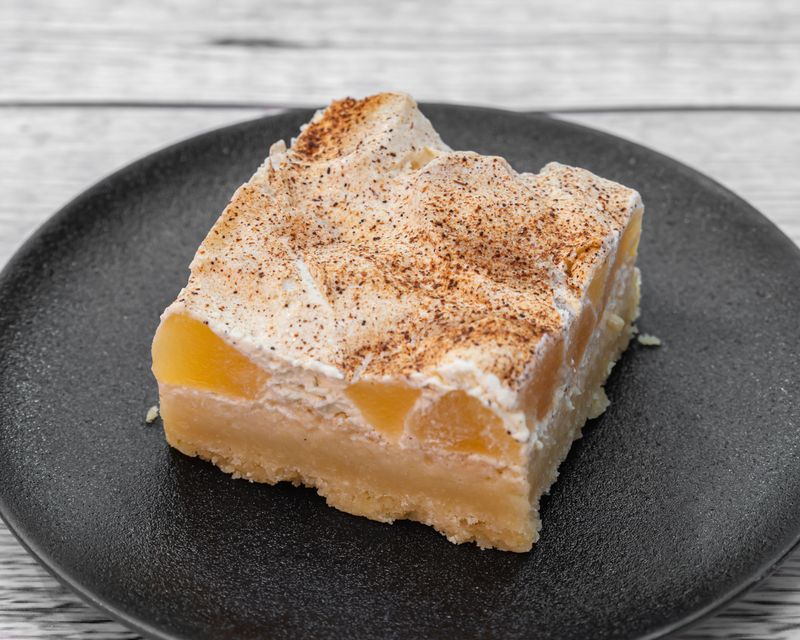Apple Sour Cream Slice - Slab