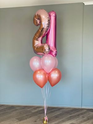 Birthday Digit Balloon Bouquet