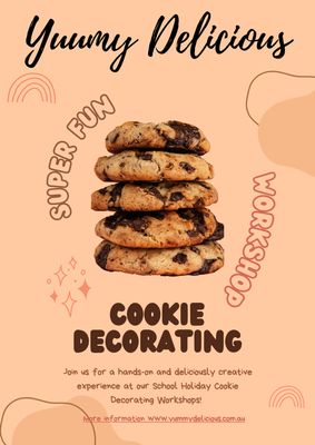 Cookie Decorating Workshops for Kids - School Holidays