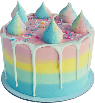 Rainbow Dreams - Pastel Party Cake