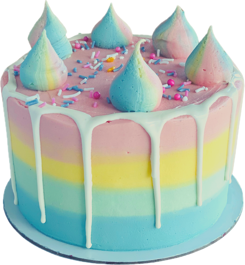 Rainbow Dreams - Pastel Party Cake