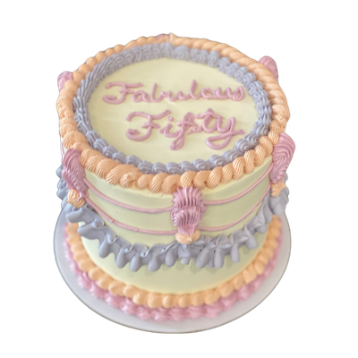 Retro Cake - Detailed