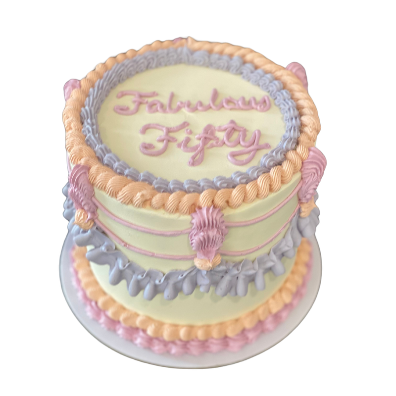 Retro Cake - Detailed