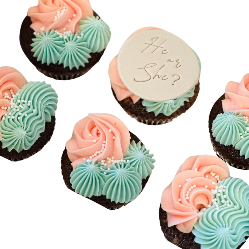 Gender Reveal Cupcakes