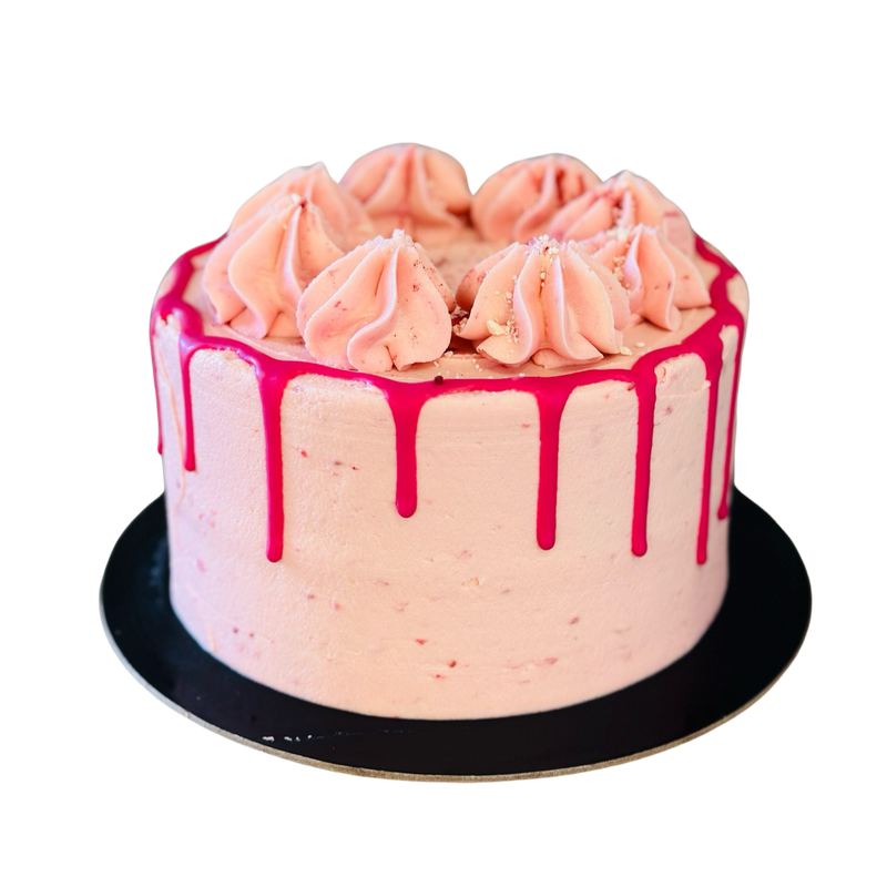 White Chocolate &amp; Raspberry Party Cake
