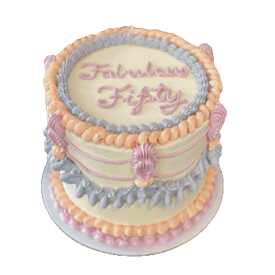 Retro Cake - Detailed