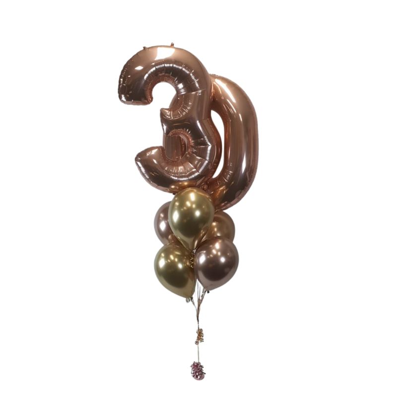 Birthday Digit Balloon Bouquet
