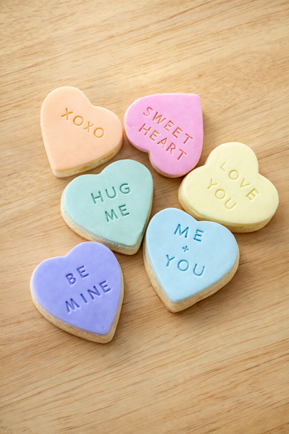 Conversation Heart Cookies