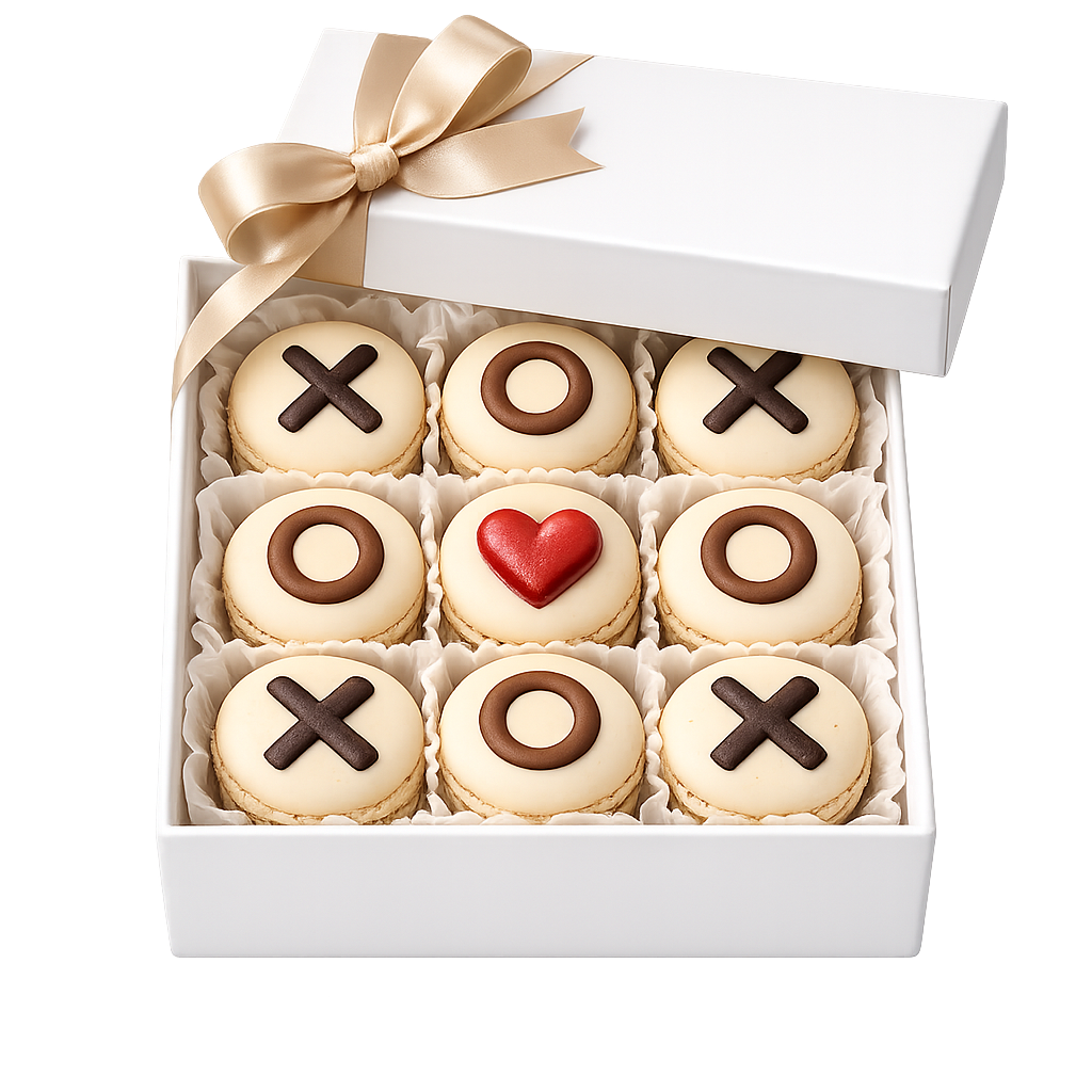 Valentines XO Macaron Gift Box