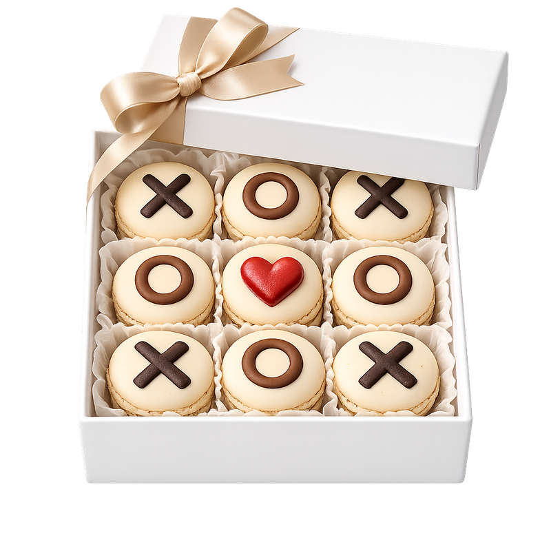 Valentines XO Macaron Gift Box