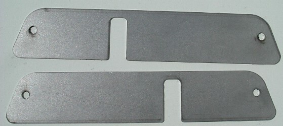 LX UC A9X Torana &quot;Hatchback&quot; Only Hinge Blanking Plates