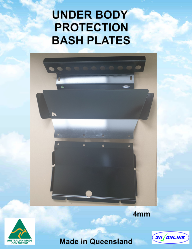 BASH PLATE Set 4mm Will Suit and Fit HOLDEN TRAIL BLAZER 2016 -2020