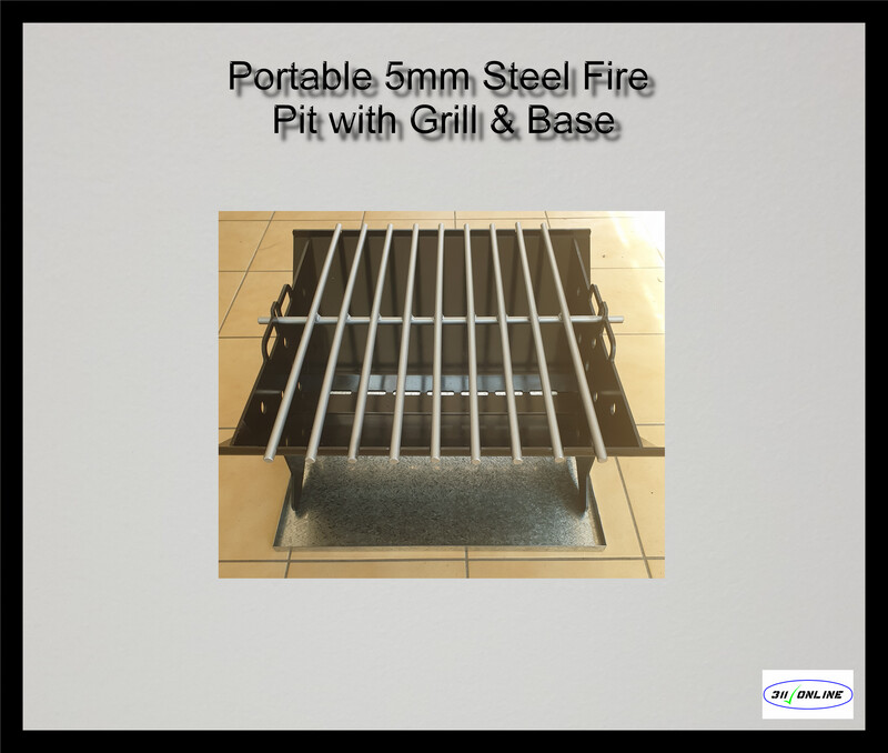 FISHING CAMPING FLAT PACK BREAKFAST COOKER FIRE PIT