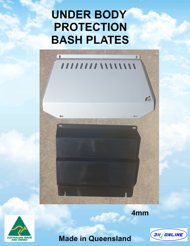 BASH PLATE SET 4mm Will Fit &amp; Suit Mitsubishi Triton MQ/MR 2015-2023
