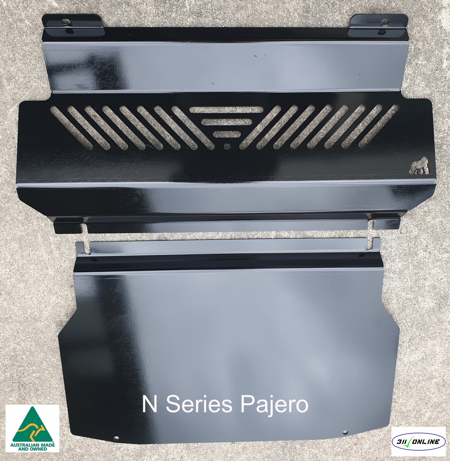 BASH PLATES set 4mm Will Fit &amp; Suit Mitsubhisi Pajero N Series 2006 to current