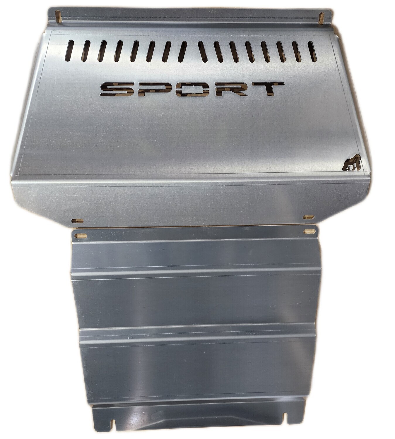 Alumiium 4mm TOUGH BASH PLATE SET Will Fit &amp; Suit Mitsubishi Pajero Sport QE QF 2015 on